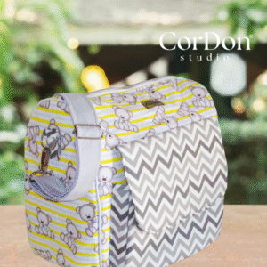 Bolsa passeio do bebê ursinho - Apostila com modelagem em PDF