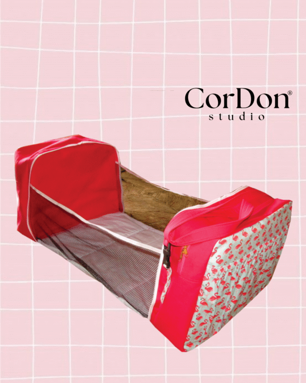 Super Mala do bebe com berço e trocador para o passeio - Apostila com modelagem em PDF