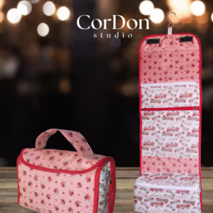 Necessaire Floral Boa Viagem - Apostila com modelagem em PDF