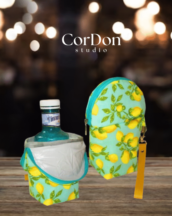 Bolsa estojo térmico porta garrafas - Apostila com modelagem em PDF