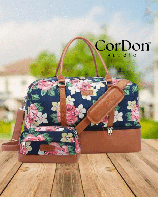 Kit Olinda – Mala dupla de viagem e necessaire - Apostila com modelagem em PDF