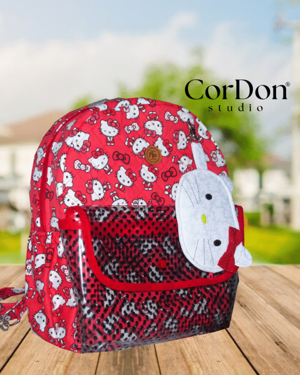 Mochila Infantil Bela com porta níquel - Apostila com modelagem em PDF