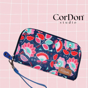 Carteira Floral Sanfona - Apostila com modelagem em PDF