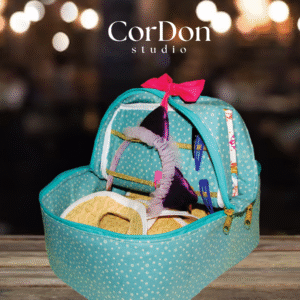 Cesto pic-nic da menina laceira - Apostila com modelagem em PDF